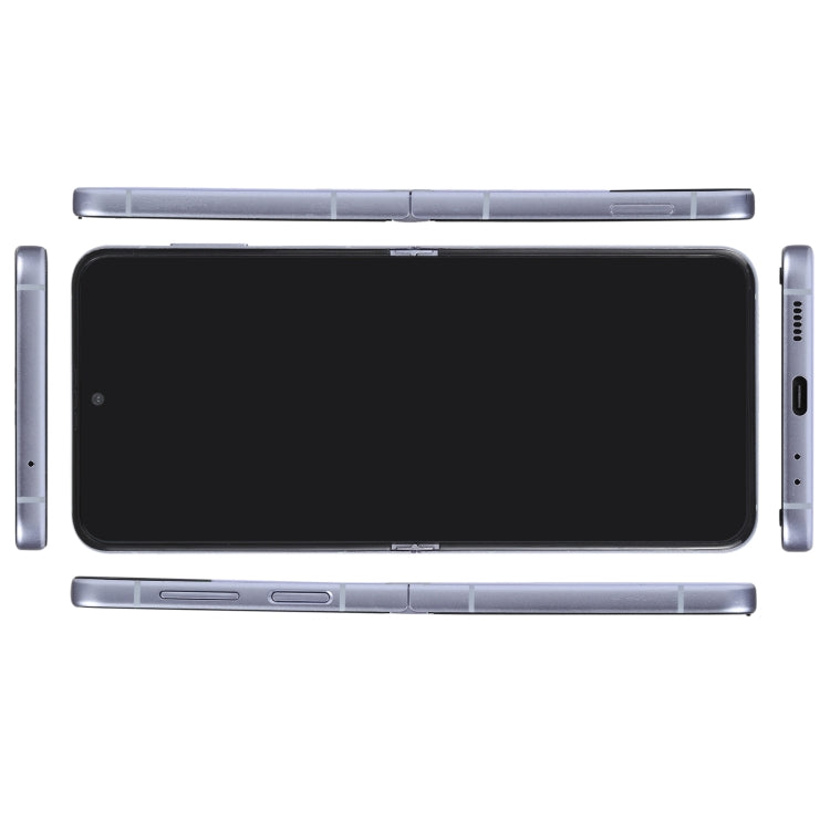 For Samsung Galaxy Z Flip4 Black Screen Non-Working Fake Dummy Display Model (Purple)