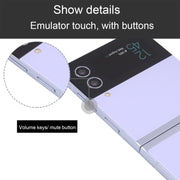 For Samsung Galaxy Z Flip4 Black Screen Non-Working Fake Dummy Display Model (Purple)