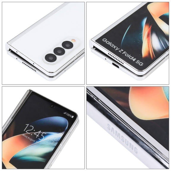 For Samsung Galaxy Z Fold4 Color Screen Non-Working Fake Dummy Display Model (White)