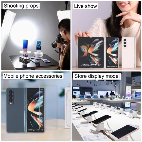 For Samsung Galaxy Z Fold4 Color Screen Non-Working Fake Dummy Display Model (White)