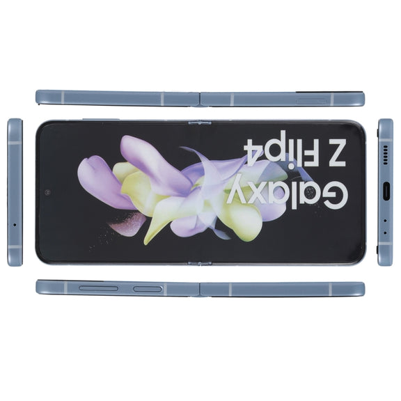 For Samsung Galaxy Z Flip4 Color Screen Non-Working Fake Dummy Display Model (Blue)