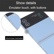 For Samsung Galaxy Z Flip4 Color Screen Non-Working Fake Dummy Display Model (Blue)