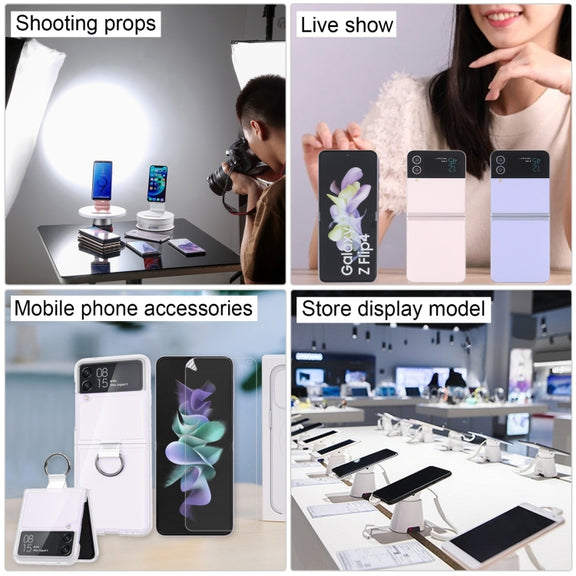 For Samsung Galaxy Z Flip4 Color Screen Non-Working Fake Dummy Display Model (Blue)