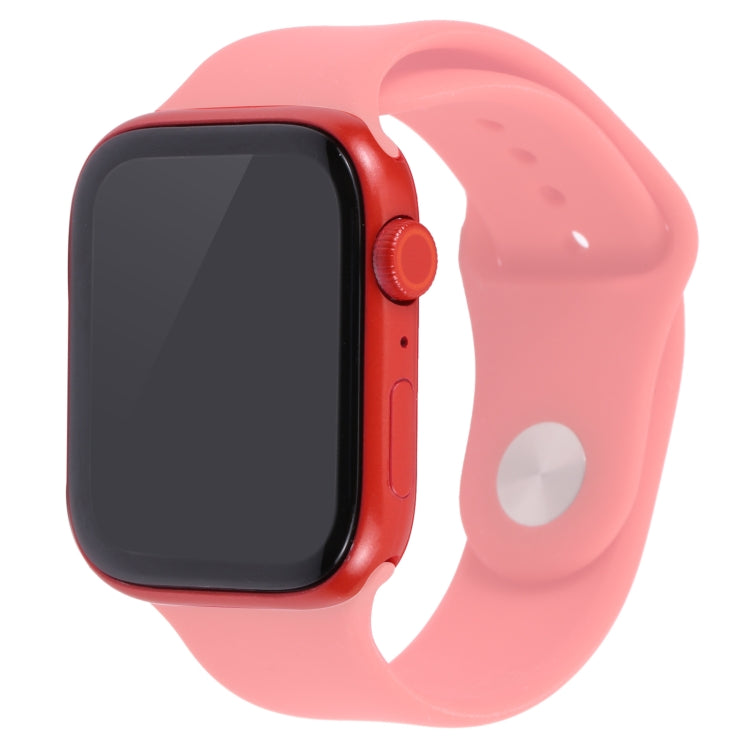 For Apple Watch Series 8 45mm Black Screen Non-Working Fake Dummy Display Model, For Photographing Watch-strap, No Watchband(Red) - free shipping - PMC TechLife - Order now!