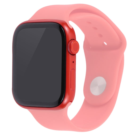 For Apple Watch Series 8 45mm Black Screen Non-Working Fake Dummy Display Model, For Photographing Watch-strap, No Watchband(Red)