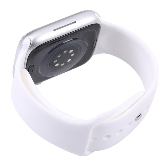 For Apple Watch Series 8 45mm Black Screen Non-Working Fake Dummy Display Model(White)