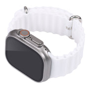 For Apple Watch Ultra 49mm Black Screen Non-Working Fake Dummy Display Model (White)