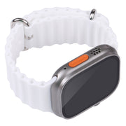 For Apple Watch Ultra 49mm Black Screen Non-Working Fake Dummy Display Model (White)