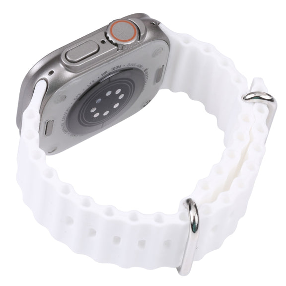 For Apple Watch Ultra 49mm Black Screen Non-Working Fake Dummy Display Model (White)