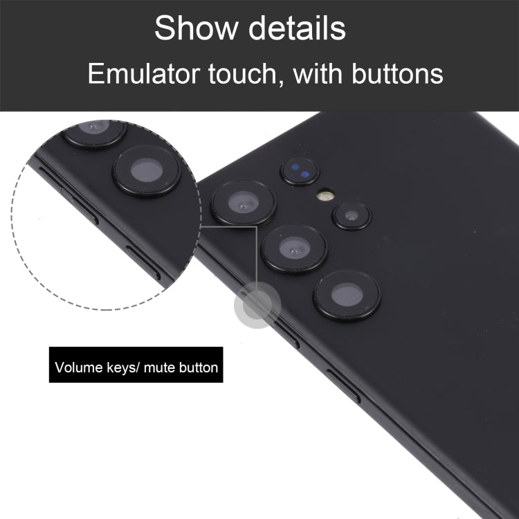For Samsung Galaxy S23 Ultra 5G Black Screen Non-Working Fake Dummy Display Model(Black)