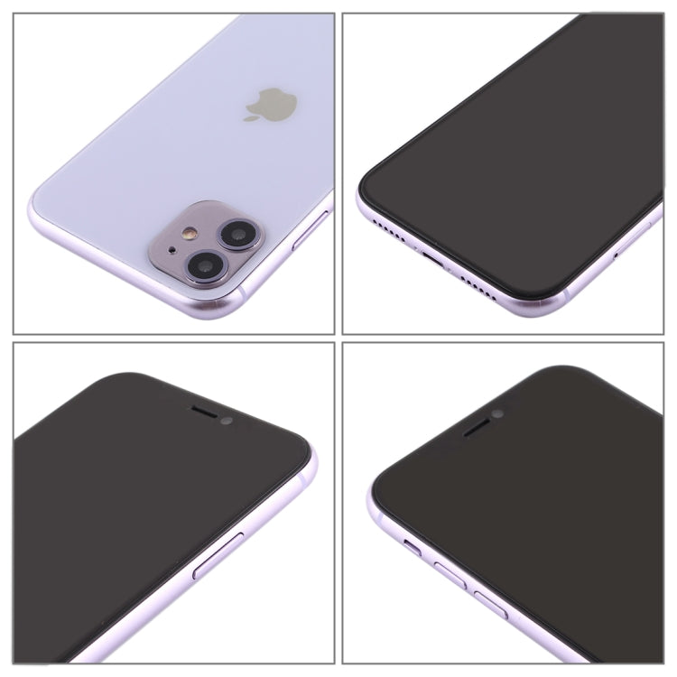 For iPhone 11 Black Screen Non-Working Fake Dummy Display Model (Purple)