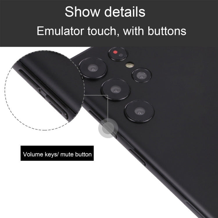 For Samsung Galaxy S22 Ultra 5G Black Screen Non-Working Fake Dummy Display Model(Black)