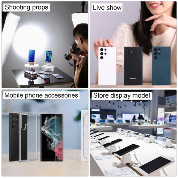 For Samsung Galaxy S22 Ultra 5G Black Screen Non-Working Fake Dummy Display Model(Black)