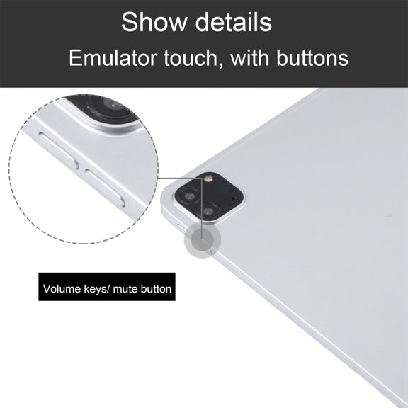 For iPad Pro 12.9 2022 Color Screen Non-Working Fake Dummy Display Model (Silver)