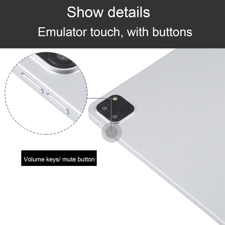 For iPad Pro 12.9 2022 Color Screen Non-Working Fake Dummy Display Model (Silver)