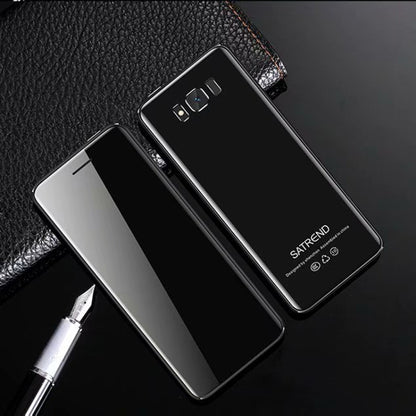 SATREND S10 Card Mobile Phone, 2.4 inch Touch Screen, MTK6261D, Support Bluetooth, FM, GSM, Dual SIM(Black) - free shipping - PMC Jewellery - Order now!