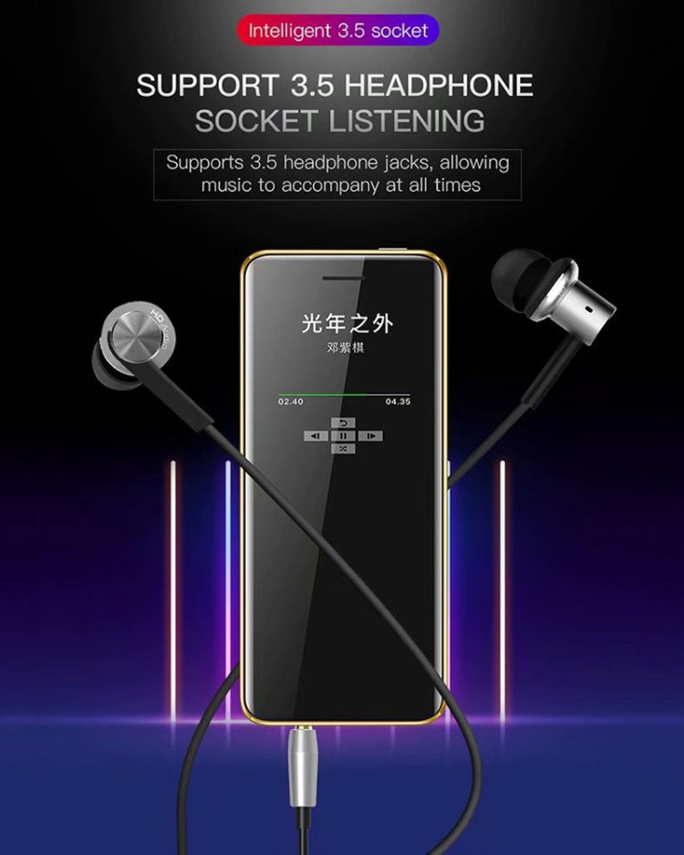 SATREND S10 Card Mobile Phone, 2.4 inch Touch Screen, MTK6261D, Support Bluetooth, FM, GSM, Dual SIM(Black) - free shipping - PMC Jewellery - Order now!