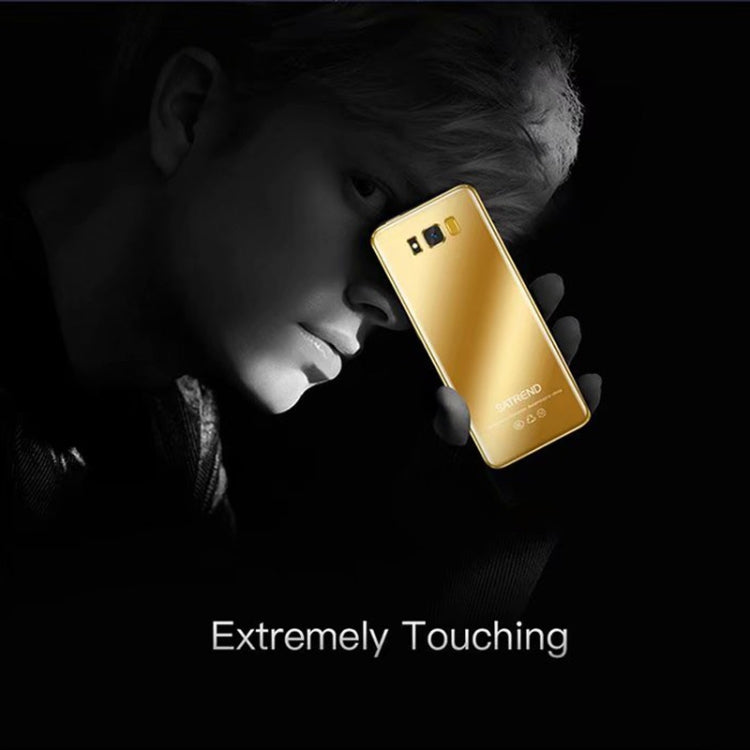SATREND S10 Card Mobile Phone, 2.4 inch Touch Screen, MTK6261D, Support Bluetooth, FM, GSM, Dual SIM(Black) - free shipping - PMC Jewellery - Order now!