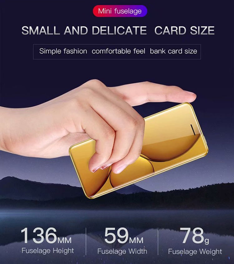 SATREND S10 Card Mobile Phone, 2.4 inch Touch Screen, MTK6261D, Support Bluetooth, FM, GSM, Dual SIM(Black) - free shipping - PMC Jewellery - Order now!