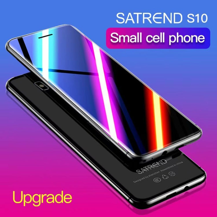 SATREND S10 Card Mobile Phone, 2.4 inch Touch Screen, MTK6261D, Support Bluetooth, FM, GSM, Dual SIM(Black) - free shipping - PMC Jewellery - Order now!