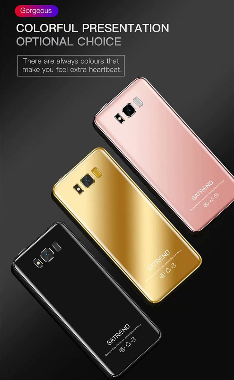 SATREND S10 Card Mobile Phone, 2.4 inch Touch Screen, MTK6261D, Support Bluetooth, FM, GSM, Dual SIM(Pink) - free shipping - PMC TechLife - Order now!
