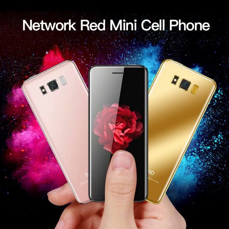 SATREND S10 Card Mobile Phone, 2.4 inch Touch Screen, MTK6261D, Support Bluetooth, FM, GSM, Dual SIM(Pink)