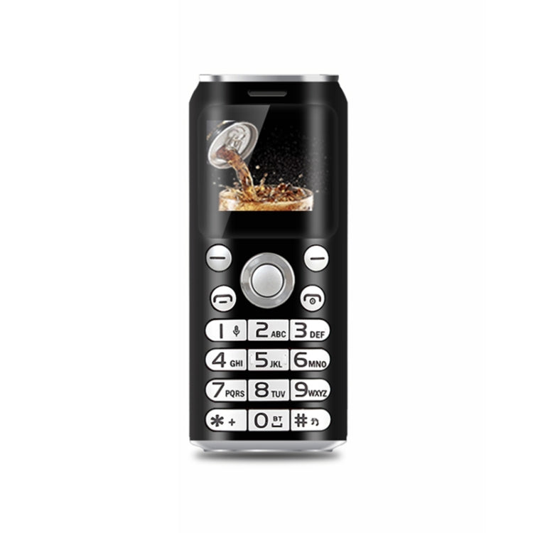 Satrend K8 Mini Mobile Phone, 1.0 inch, Hands Free Bluetooth Dialer Headphone, MP3 Music, Dual SIM, Network: 2G(Black) - free shipping - PMC Jewellery - Order now!