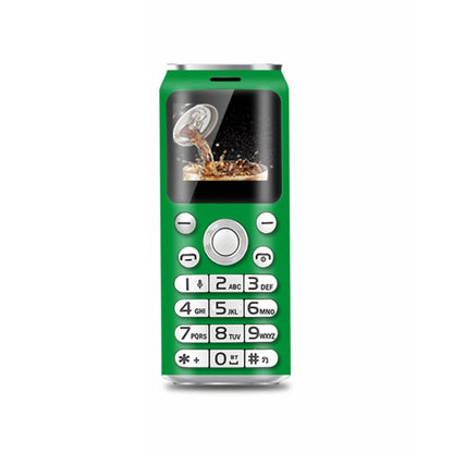 Satrend K8 Mini Mobile Phone, 1.0 inch, Hands Free Bluetooth Dialer Headphone, MP3 Music, Dual SIM, Network: 2G(Green) - free shipping - PMC Jewellery - Order now!