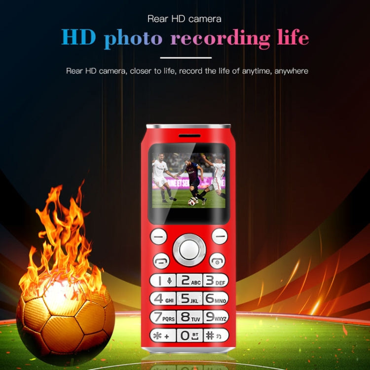 Satrend K8 Mini Mobile Phone, 1.0 inch, Hands Free Bluetooth Dialer Headphone, MP3 Music, Dual SIM, Network: 2G(White)