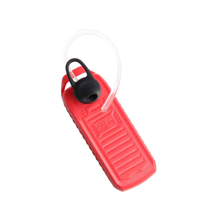 Mini B25 Headphone Mobile Phone, Hands Free Bluetooth Dialer Headphone, MP3 Music, Dual SIM, Network: 2G(Red)