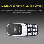GTStar BM10 Mini Mobile Phone, Hands Free Bluetooth Dialer Headphone, MP3 Music, Dual SIM, Network: 2G(Red)