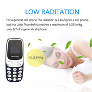 GTStar BM10 Mini Mobile Phone, Hands Free Bluetooth Dialer Headphone, MP3 Music, Dual SIM, Network: 2G(Red)