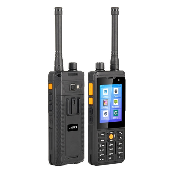 UNIWA P5 DMR POC Walkie Talkie Rugged Phone, 1GB+8GB, IP65 Water-resistant Dustproof Shockproof, 5300mAh Battery, 2.8 inch Android 9.0 MTK6739 Quad Core up to 1.3GHz, Network: 4G, PTT