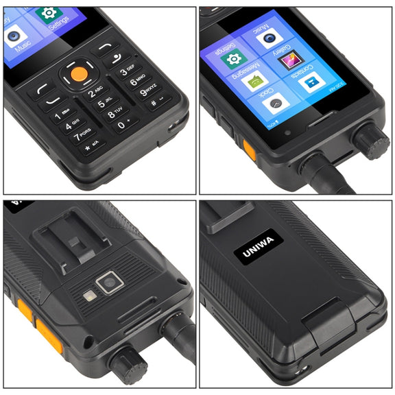 UNIWA P5 DMR POC Walkie Talkie Rugged Phone, 1GB+8GB, IP65 Water-resistant Dustproof Shockproof, 5300mAh Battery, 2.8 inch Android 9.0 MTK6739 Quad Core up to 1.3GHz, Network: 4G, PTT