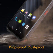 UNIWA W888 Standard Rugged Phone, 4GB+64GB, IP68 Water-resistant Dustproof Shockproof, 5000mAh Battery, 6.3 inch Android 11 MTK6765 Helio P35 Octa Core up to 2.35GHz, Network: 4G, NFC, OTG(Black+Orange)