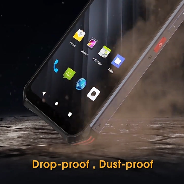 UNIWA W888 Standard Rugged Phone, 4GB+64GB, IP68 Water-resistant Dustproof Shockproof, 5000mAh Battery, 6.3 inch Android 11 MTK6765 Helio P35 Octa Core up to 2.35GHz, Network: 4G, NFC, OTG(Black+Orange)