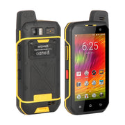 UNIWA B6000 PTT Walkie Talkie Rugged Phone, 4GB+64GB, IP68 Water-resistant Dustproof Shockproof, 5000mAh Battery, 4.7 inch Android 9.0 MTK6762 Octa Core up to 2.0GHz, Network: 4G, NFC, OTG (Yellow)