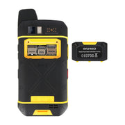UNIWA B6000 PTT Walkie Talkie Rugged Phone, 4GB+64GB, IP68 Water-resistant Dustproof Shockproof, 5000mAh Battery, 4.7 inch Android 9.0 MTK6762 Octa Core up to 2.0GHz, Network: 4G, NFC, OTG (Yellow)