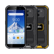 UNIWA F963 Rugged Phone, 3GB+32GB, IP68 Water-resistant Dustproof Shockproof, 5.5 inch Android 10.0 MTK6739 Quad Core up to 1.25GHz, Network: 4G, NFC, OTG (Black Yellow)