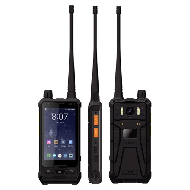 UNIWA P2 Walkie Talkie Rugged Phone, 3GB+32GB, IP67 Water-resistant Dustproof Shockproof, 4.0 inch Android 8.1 Qualcomm Snapdragon SDM450 Octa Core up to 1.8GHz, Network: 4G, NFC, POC, SOS, OTG