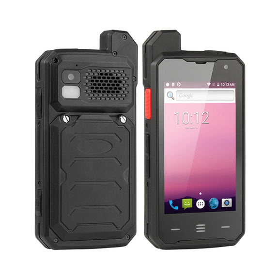 UNIWA T101 Walkie Talkie Rugged Phone, 2GB+16GB, IP67 Water-resistant Dustproof Shockproof, 4600mAh Battery, 4.0 inch Android 7.0 MTK6753 Octa Core up to 1.3GHz, Network: 4G, NFC, POC, SOS(Black)