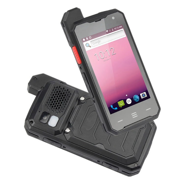 UNIWA T101 Walkie Talkie Rugged Phone, 2GB+16GB, IP67 Water-resistant Dustproof Shockproof, 4600mAh Battery, 4.0 inch Android 7.0 MTK6753 Octa Core up to 1.3GHz, Network: 4G, NFC, POC, SOS(Black)