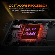 UNIWA W888 Explosion-proof Rugged Phone, 4GB+64GB, IP68 Water-resistant Dustproof Shockproof, 5000mAh Battery, 6.3 inch Android 11 MTK6765 Helio P35 Octa Core up to 2.35GHz, Network: 4G, NFC, OTG(Black)
