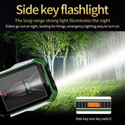 A6 Triple Proofing Elder Phone, Water-resistant Shockproof Dustproof, 6800mAh Battery, 2.4 inch, 21 Keys, Bluetooth, LED Flashlight, FM, SOS, Dual SIM, Network: 2G(Green)