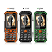 A6 4G Full Network Triple Proofing Elder Phone, Water-resistant Shockproof Dustproof, 6800mAh Battery, 2.4 inch, 21 Keys, LED Flashlight, FM, SOS, Dual SIM, Network: 4G(Orange)