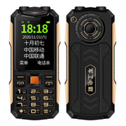 K1 Triple Proofing Elder Phone, Water-resistant Shockproof Dustproof, 4800mAh Battery, 2.4 inch, 21 Keys, Bluetooth, LED Flashlight, FM, SOS, Dual SIM, Network: 2G (Black)