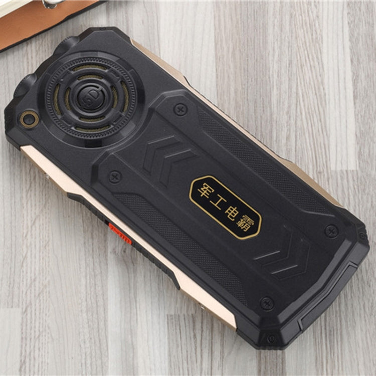 K1 Triple Proofing Elder Phone, Water-resistant Shockproof Dustproof, 4800mAh Battery, 2.4 inch, 21 Keys, Bluetooth, LED Flashlight, FM, SOS, Dual SIM, Network: 2G (Black)