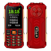 K1 Triple Proofing Elder Phone, Water-resistant Shockproof Dustproof, 4800mAh Battery, 2.4 inch, 21 Keys, Bluetooth, LED Flashlight, FM, SOS, Dual SIM, Network: 2G (Red)