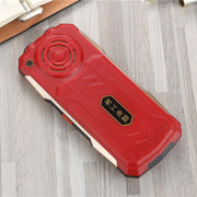 K1 Triple Proofing Elder Phone, Water-resistant Shockproof Dustproof, 4800mAh Battery, 2.4 inch, 21 Keys, Bluetooth, LED Flashlight, FM, SOS, Dual SIM, Network: 2G (Red)