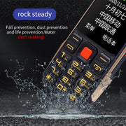 K1 Triple Proofing Elder Phone, Water-resistant Shockproof Dustproof, 4800mAh Battery, 2.4 inch, 21 Keys, Bluetooth, LED Flashlight, FM, SOS, Dual SIM, Network: 2G (Green)